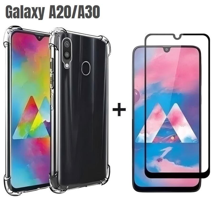  Película e Capa Capinha Samsung Galaxy A20/A30