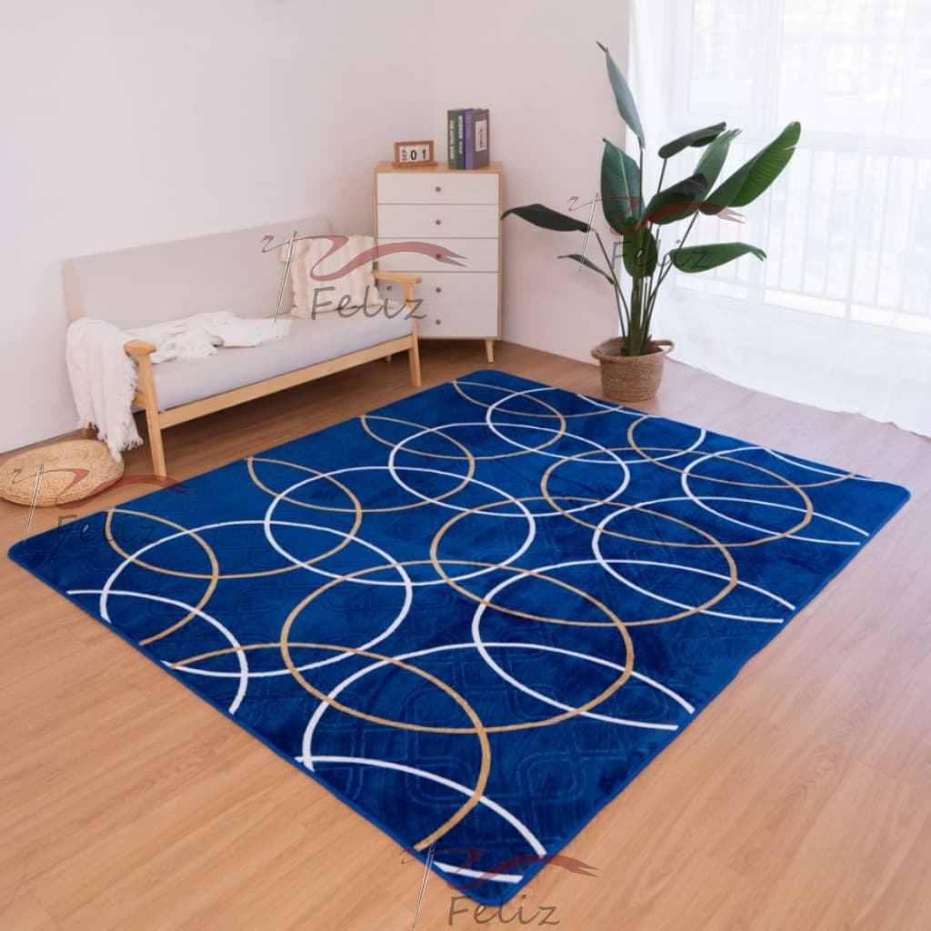 Tapete GRANDE Grosso Grande Sala E Quarto 200x230cm Geometrico Antiderrapante