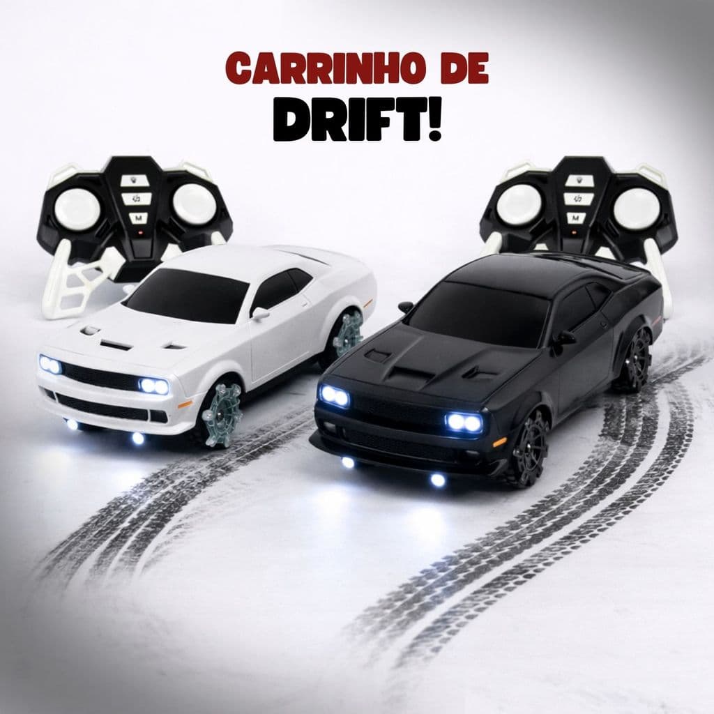 Carrinho de Drift Controle Remoto Carrinho de Controle Remoto Recarregável Carrinho de Controle