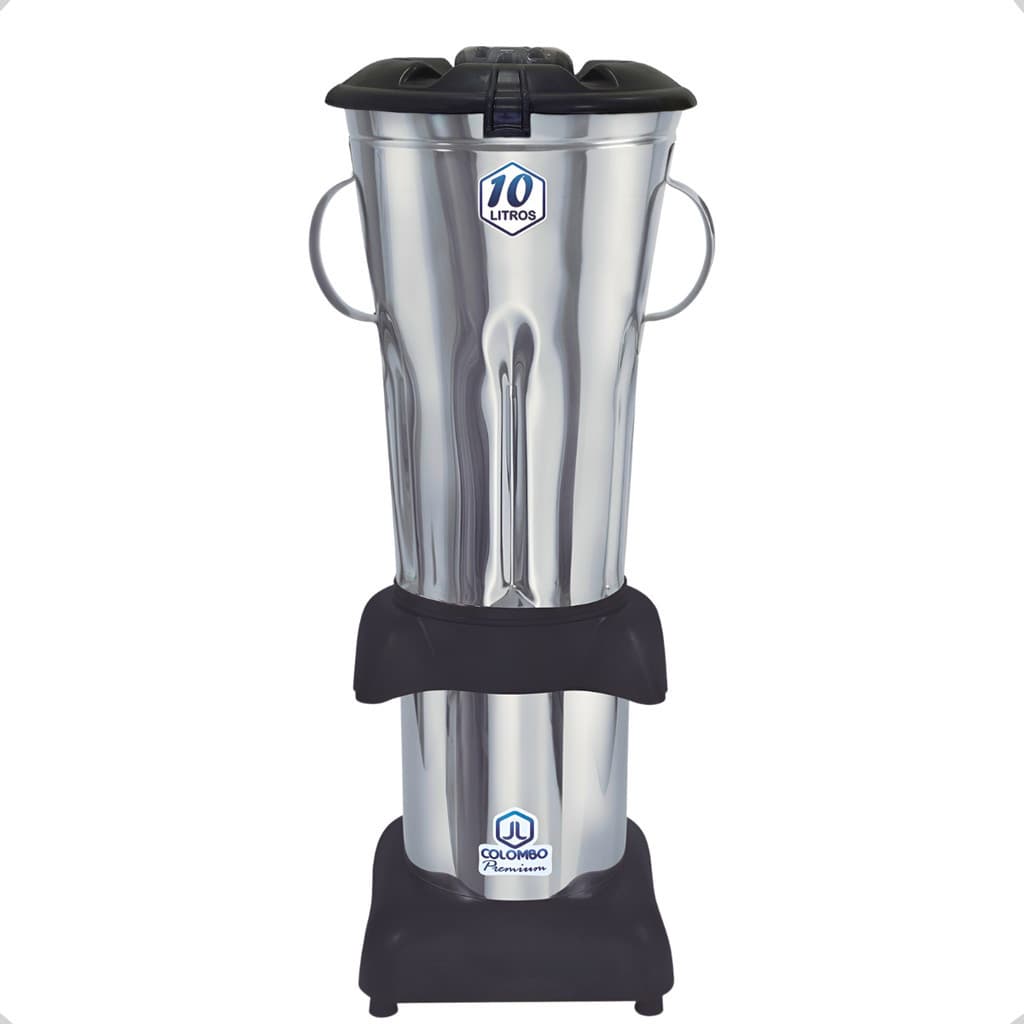 Liquidificador Industrial 10 Litros Baixa Rotação Colombo Inox Profissional Bivolt PREMIUM O MAIS POTENTE