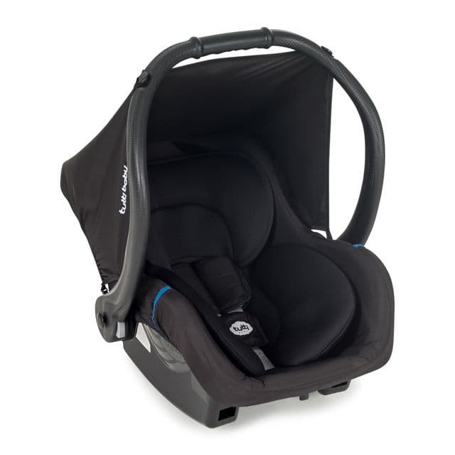Bebê Conforto Ello Preto com Cinto 5 Pontos – Cadeirinha para Carro, Seguro, Confortável e Certificado