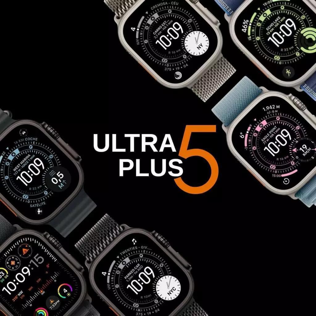 Relógio Smartwatch U5 Plus Ultra 49mm Microwear Responde Whatsapp Tela Amoled À Prova D'água IP68