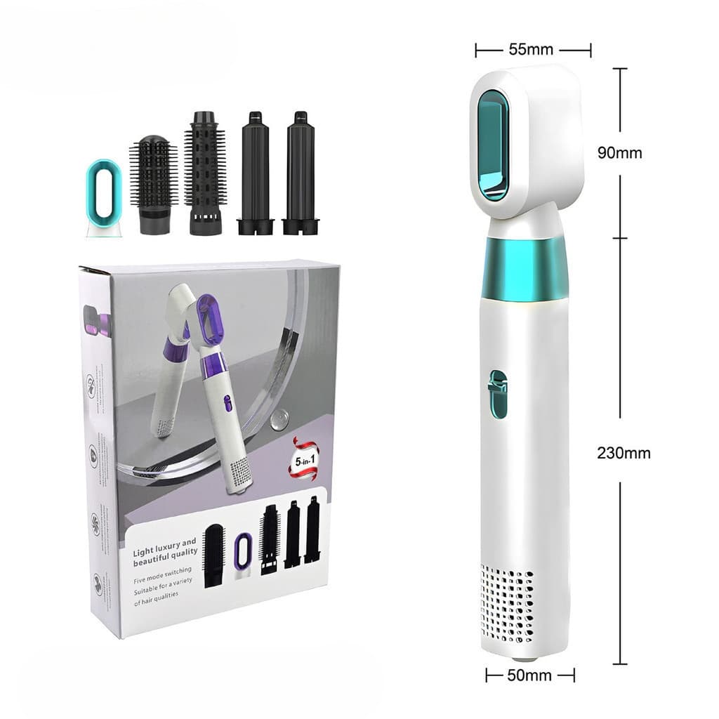 Modelador de Cabelo 5 em 1 110V com Ar Quente Escova Secadora Profissional  alex