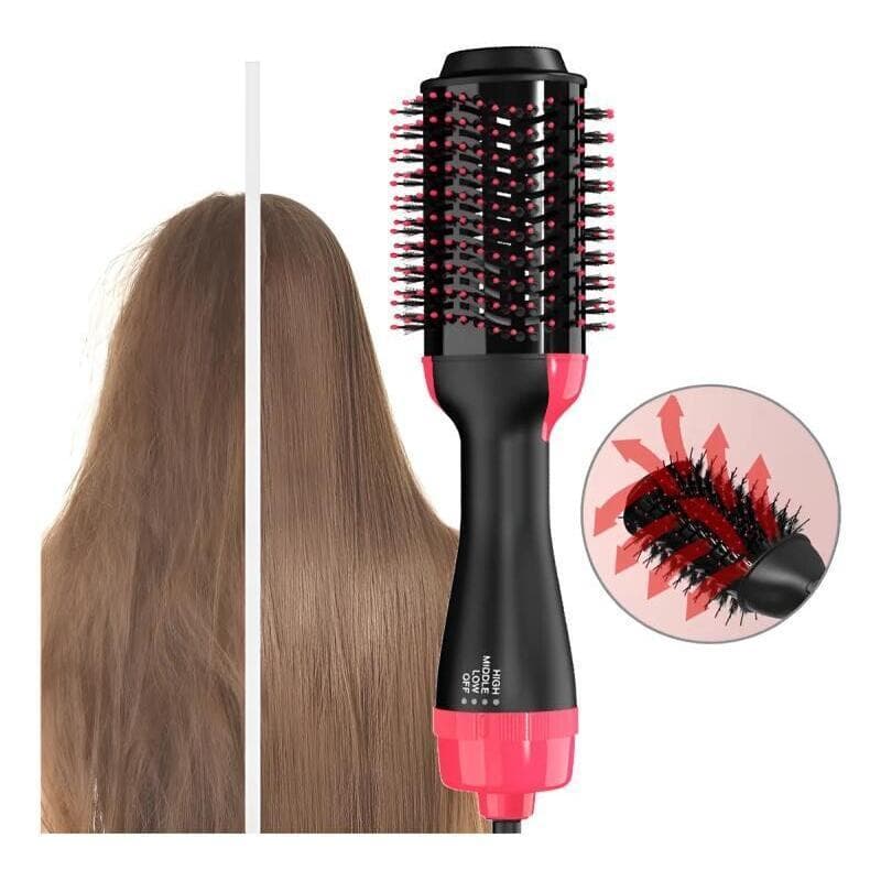 varinha multifuncional secador de cabelo profissional 3 em 1 pente elétrico plástico macio 110v Seco e úmido duplo uso