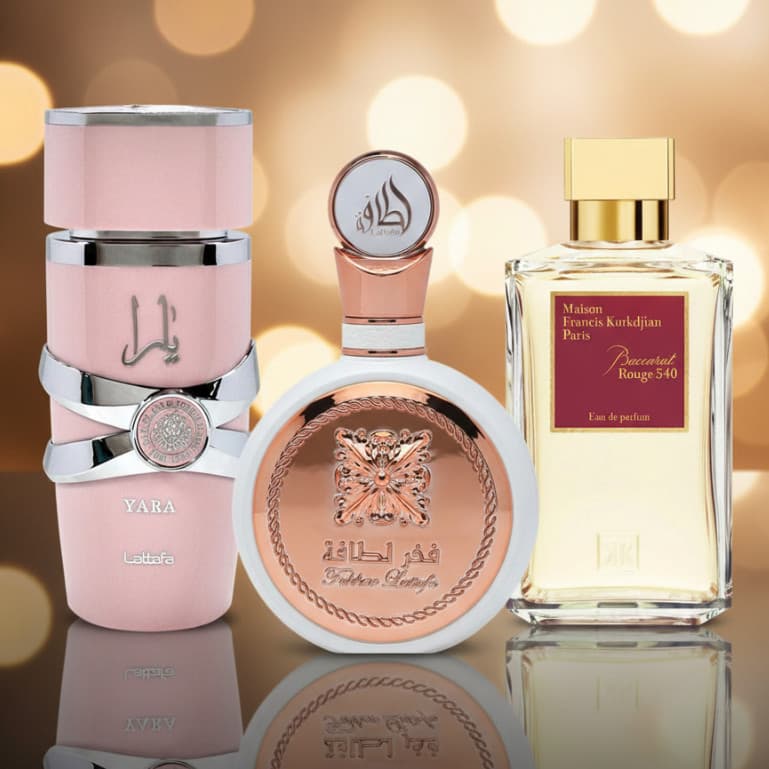 Perfumes Árabes Femininos Importados Aroma Marcante Alta Fixação Intensa e Prolongada