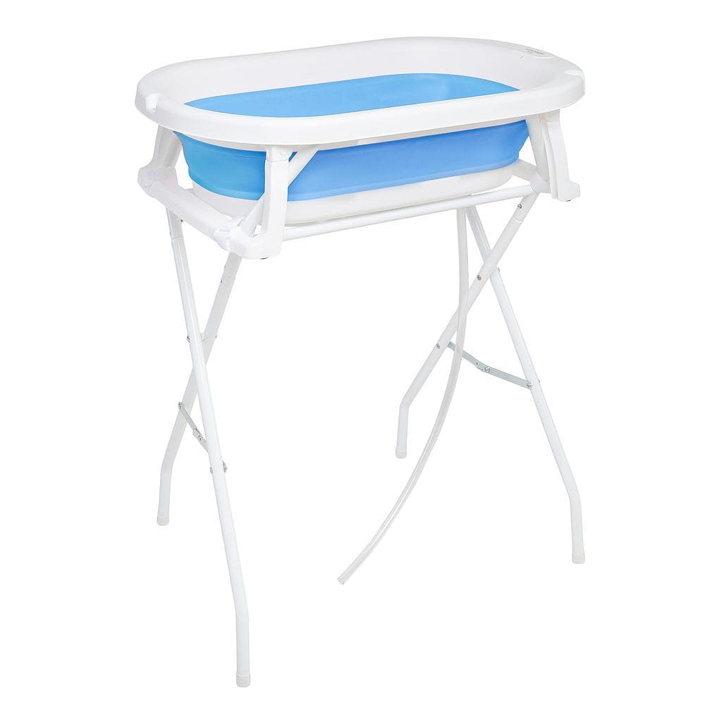Banheira de Bebê Com Suporte Dobrável Yara Azul 25l Voyage