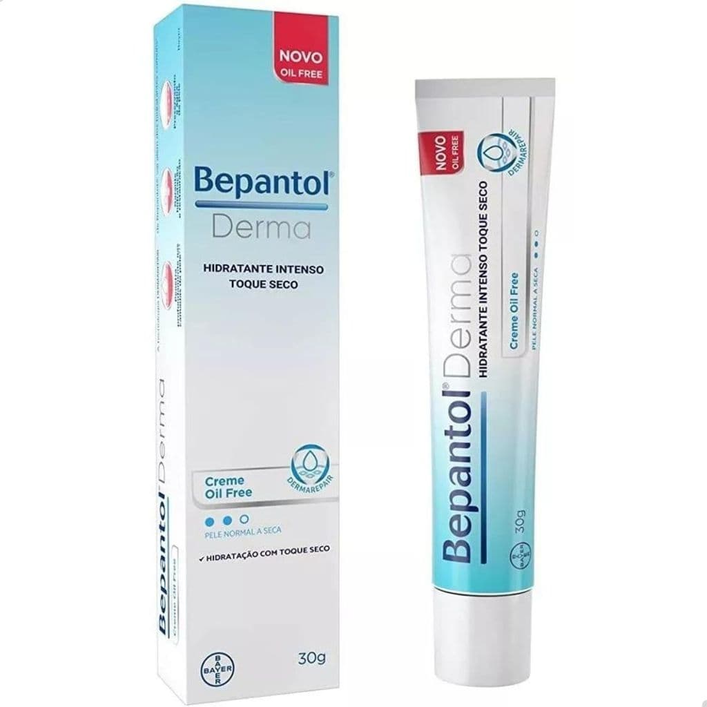 Bepantol Derma Toque Seco 30g Hidratante Reparador Facial Corporal Pele Mista Oleosa Diário Prático