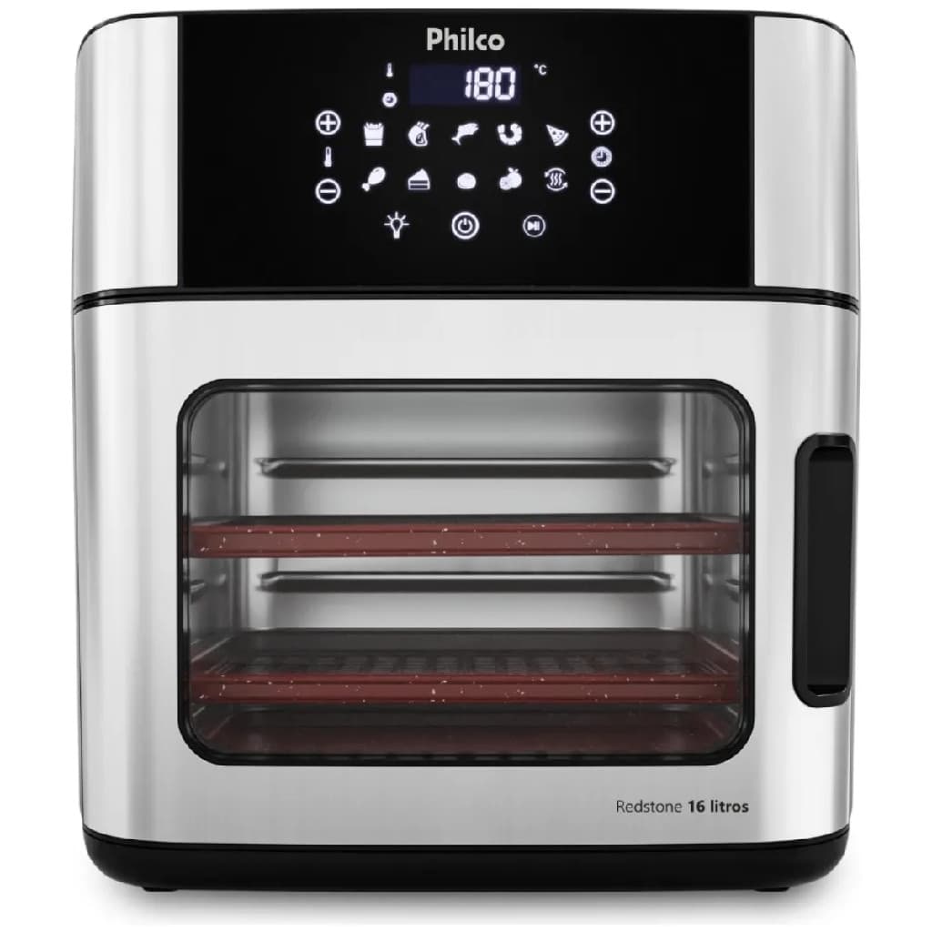 Fritadeira Air Fryer Oven Paf16a 16l Inox 4 Em 1 Com Painel Digital 2000W