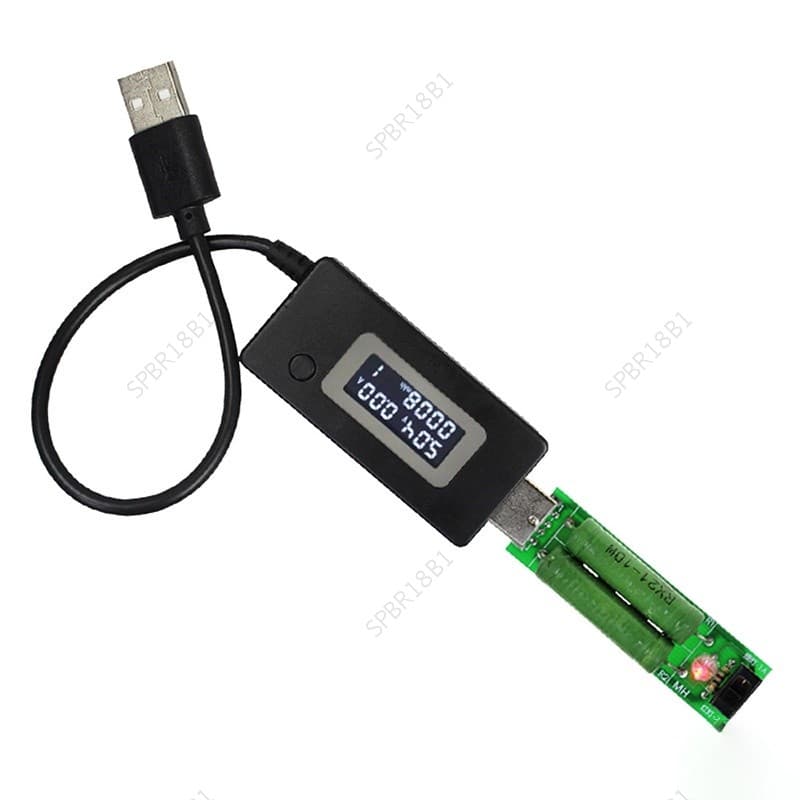 LCD USB Tensão/Amps Medidor De Capacidade De Carregamento Testador DC Multímetro Digital Velocidade De Teste De Carregad