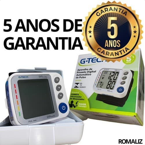 Aparelho De Pressão Digital de Pulso Medidor Arterial de Aferir GP400 - Gtech