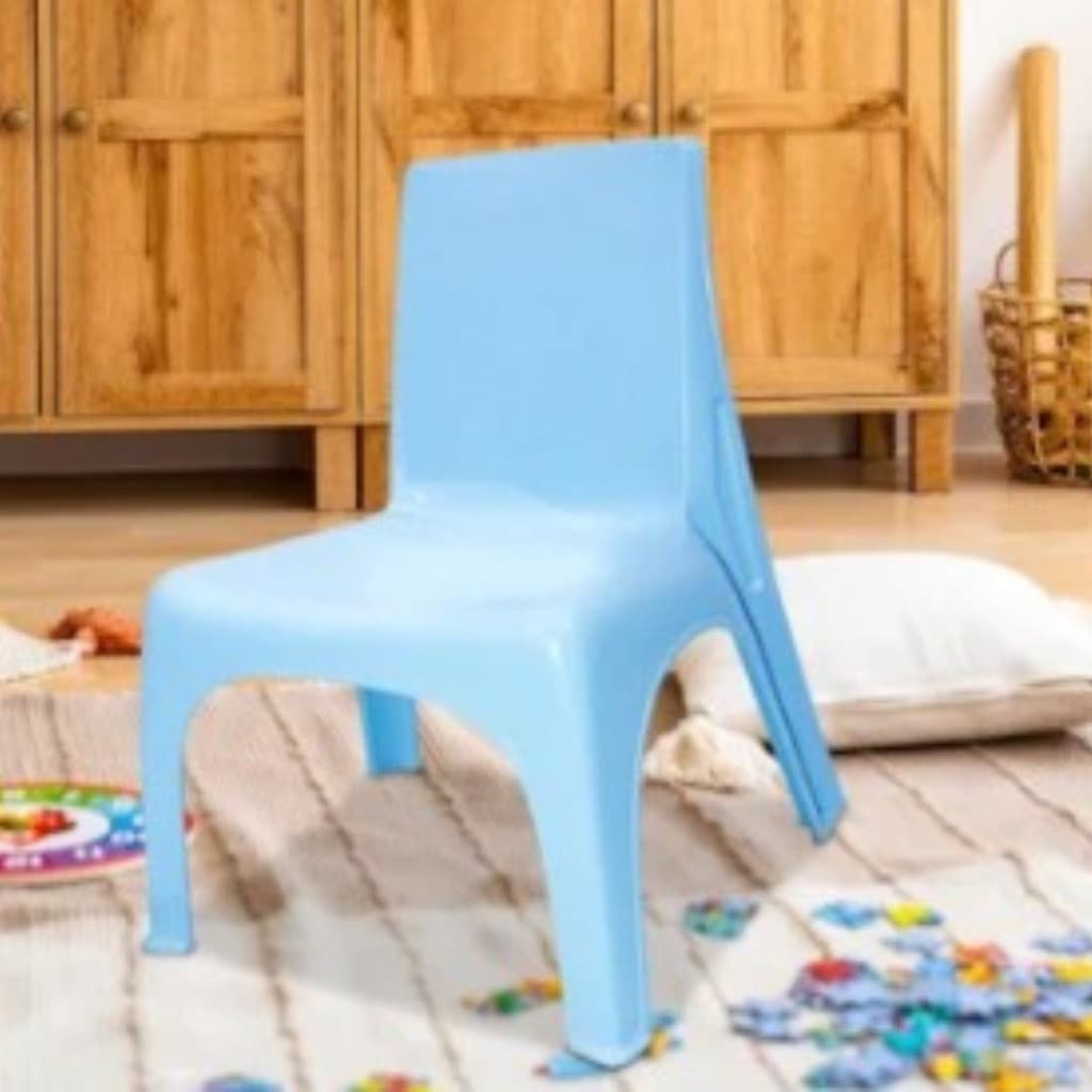Cadeira Poltrona Infantil Educativa Confort De Plástico Azul Injeplastec