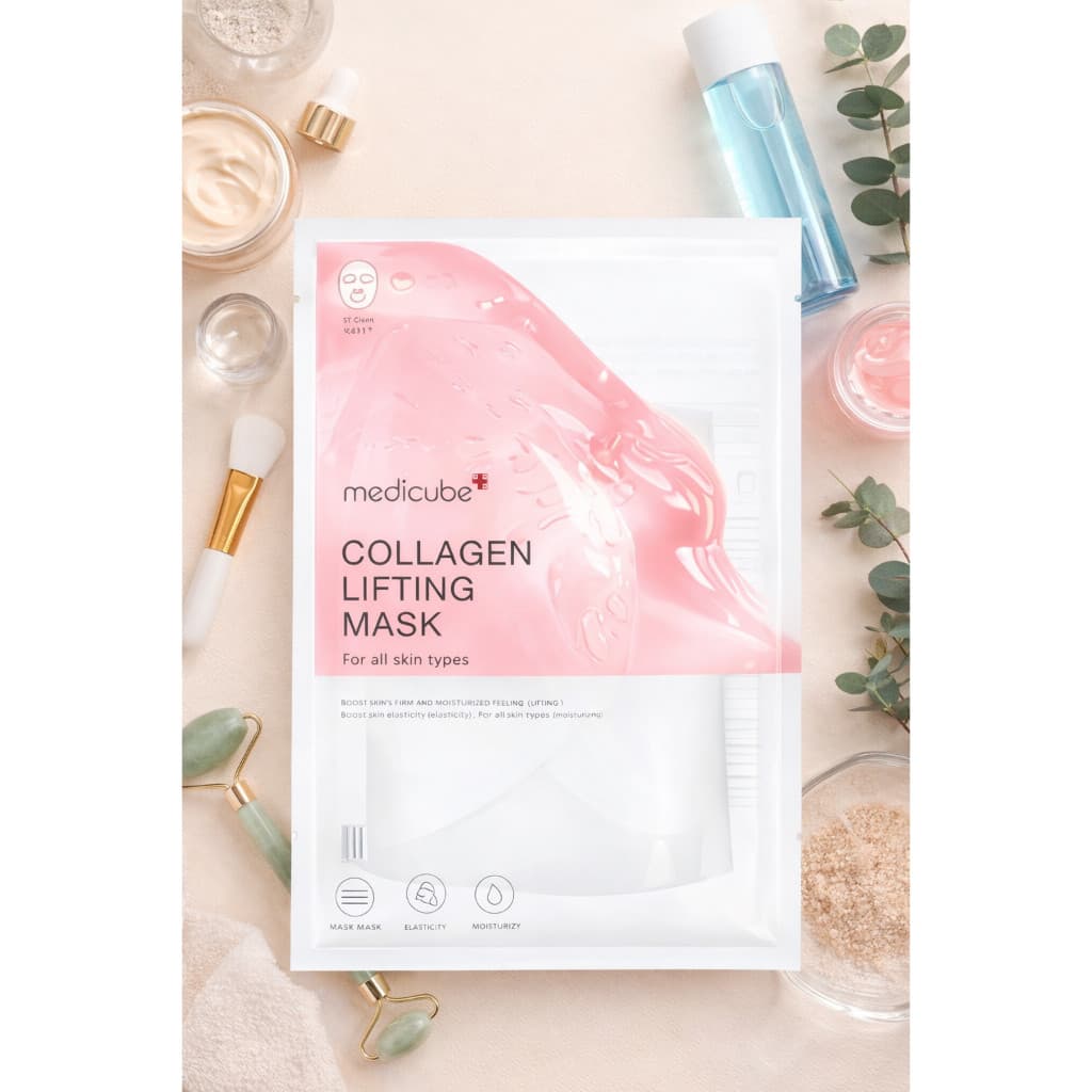 Skincare Coreano Máscara Medicube Collagen Lifting Mask 100% ORIGINAL Anti-idade Firmeza Facial