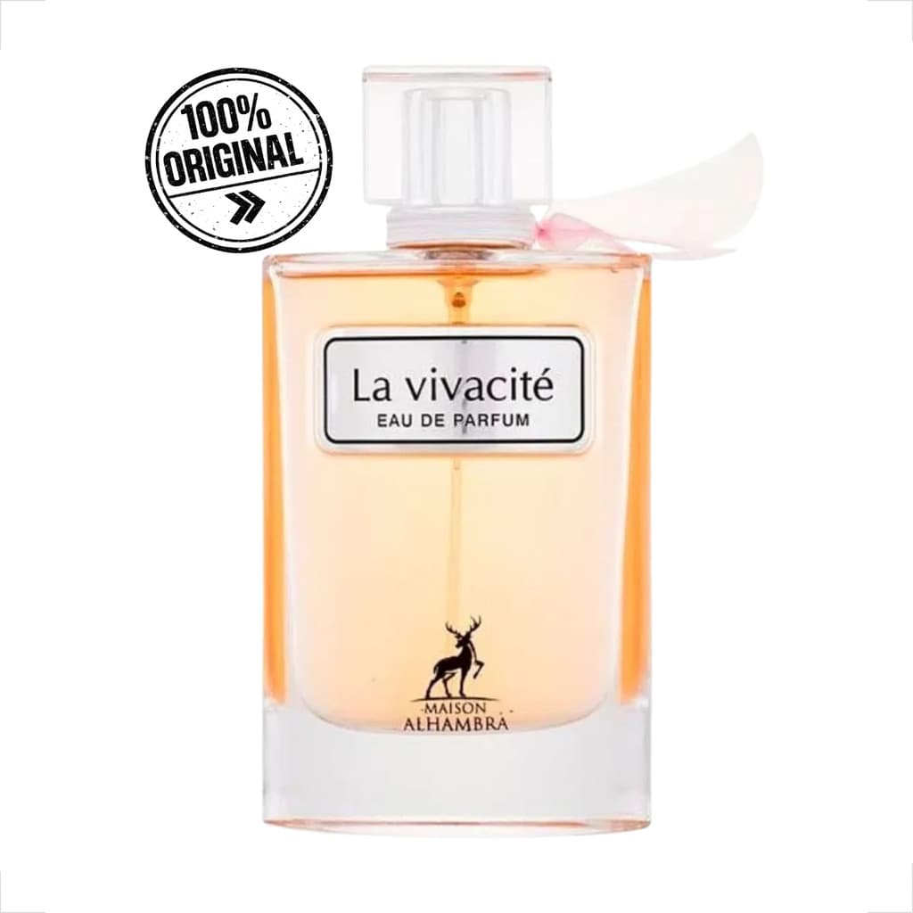 Perfume La Vivacité Maison Alhambra Eau De Parfum Feminino 100ml Perfume Árabe Importado Original Alta Fixacao