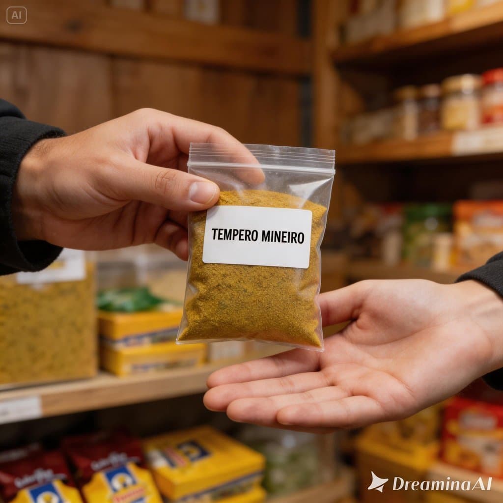 Tempero Mineiro 100g Mix de Temperos Tradicional para Carnes, Feijão e Comida Caseira