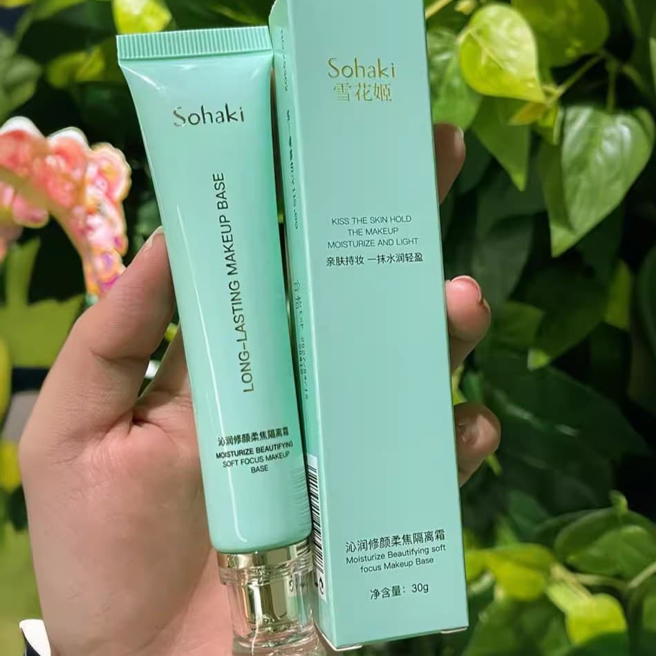Xuehuaji Base creme maquiagem Primer fundação hidratante brilho corretivo BB Base líquida cuidados com a pele maquiagem 