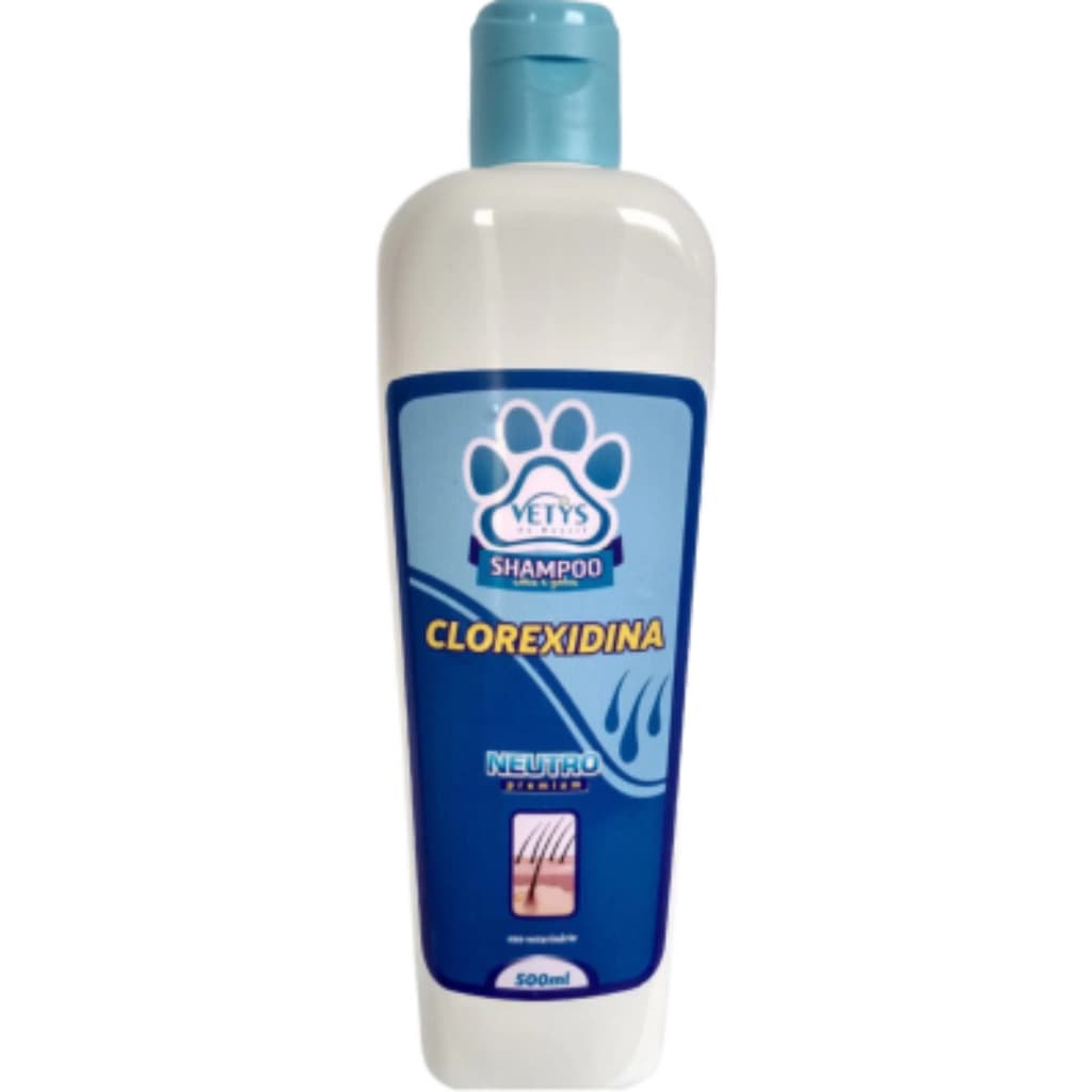Shampoo Pet Clorexidina Vetys do Brasil 500ml (para cães e gatos)