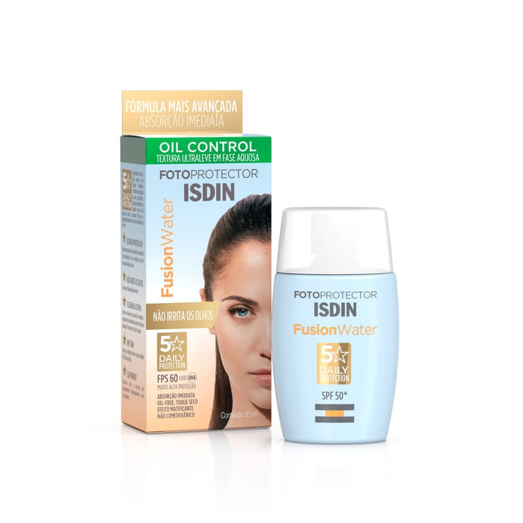Protetor Solar Facial Isdin Fusion Water Star FPS60 / 30ml