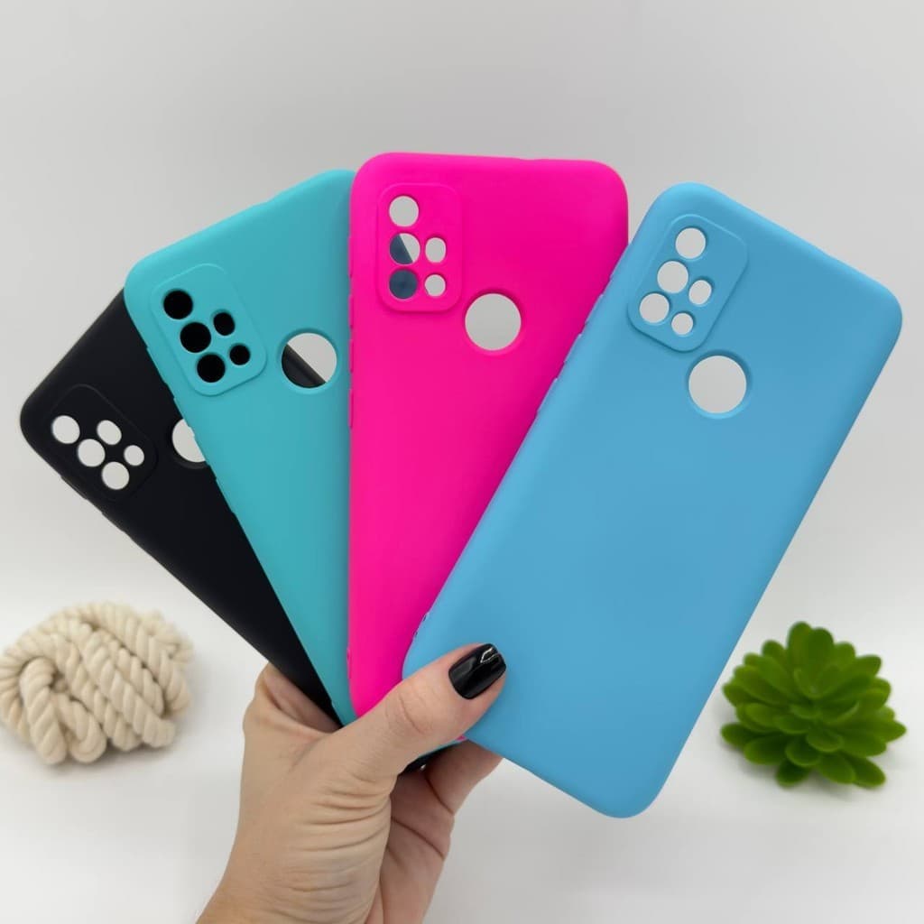 Capa Para Motorola Moto G10 / G20 / G30 Silicone Aveludada Capinha de Celular