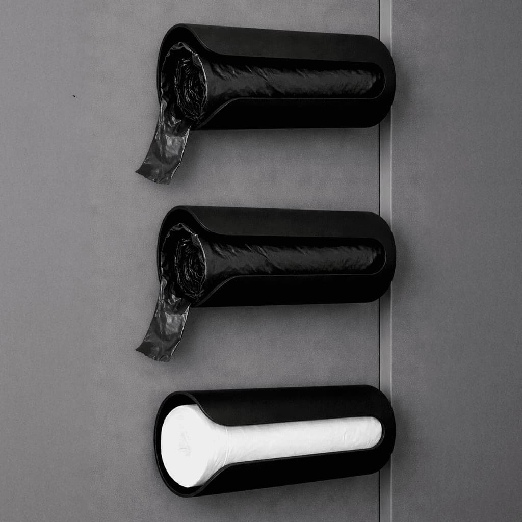 Suporte Organizador Para Rolo de Saco de Lixo Porta Sacolas Dispenser Para Casa Banheiro e Lavanderia