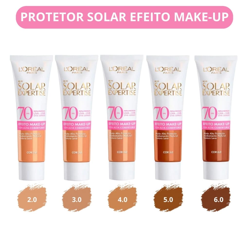 L'Oréal Protetor Solar Facial Expertise FPS70 30g Antioleosidade