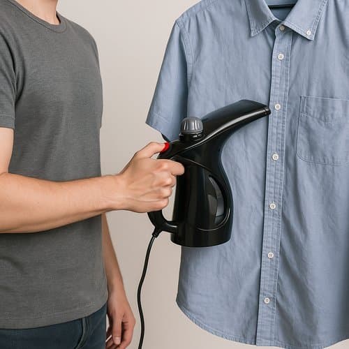 Passadeira A Vapor Compacta Portatil Facil Uso Roupas Sem Rugas Roupas Lavanderia Camisa Social