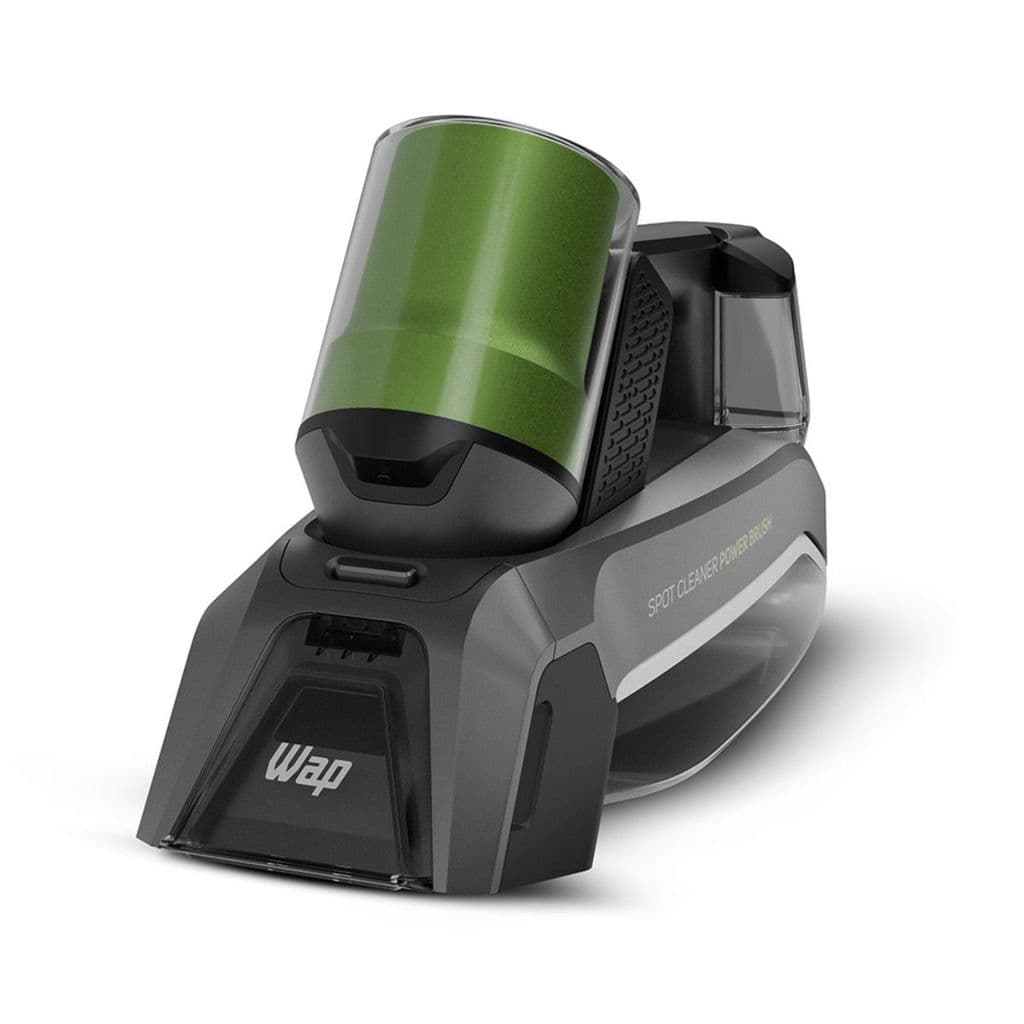 Extratora Portátil Wap Spot Cleaner Power Brush 100W Bivolt Cinza e Verde Pulveriza Esfrega e Aspira