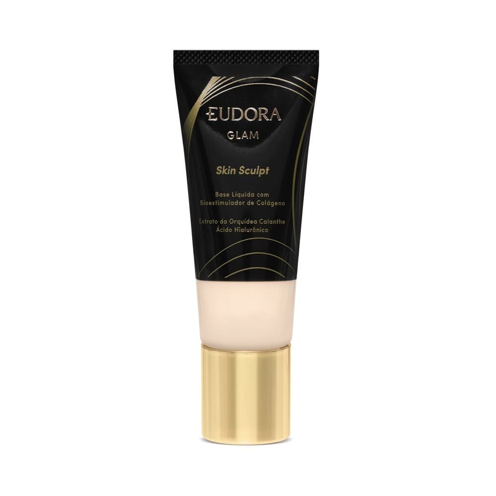 Eudora Glam Skin Sculpt Base Líquida Semi Matte Cor 00 30ml