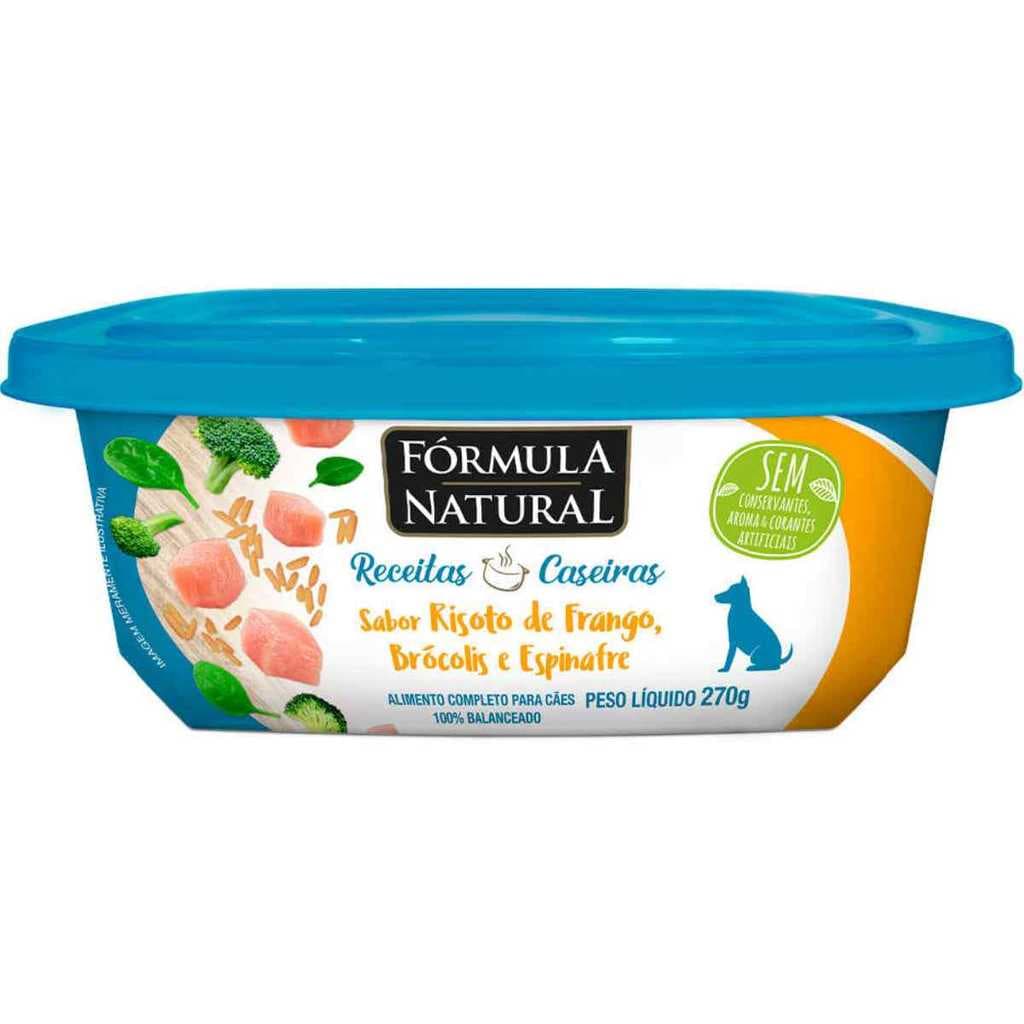 Ração Úmida Fórmula Natural Receitas Caseiras para cachorros sabor Risoto de Frango 270g