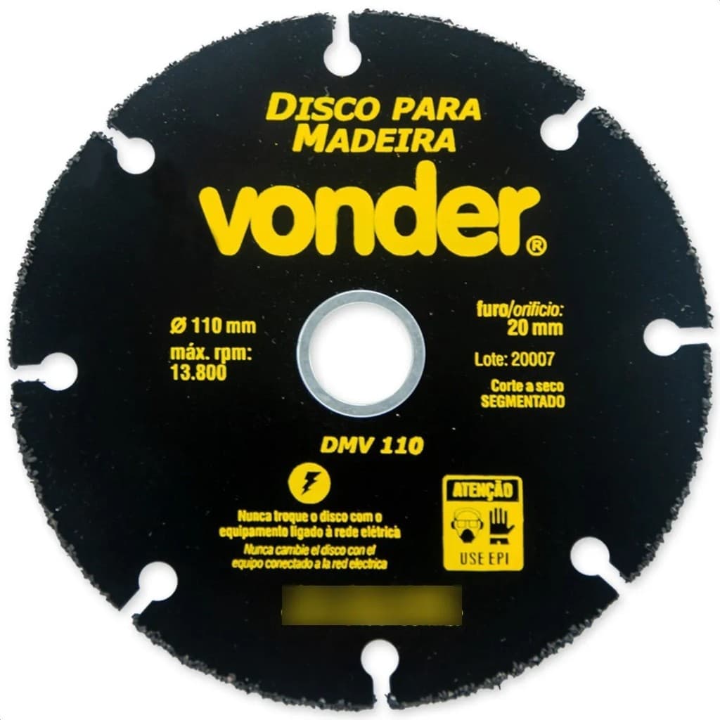 Disco Corte Tungstenio Madeira Pvc Mdf Piso Laminado 110mm