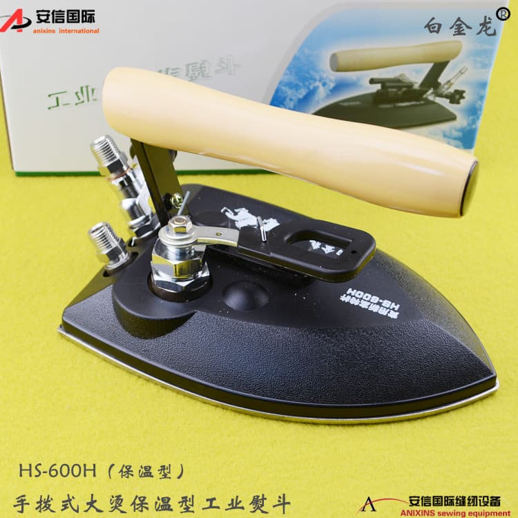 Platinum Dragon Marca Tipo de discagem manual Ferro a vapor completo Fábrica de limpeza a seco Ferro grande HS-600H Tipo