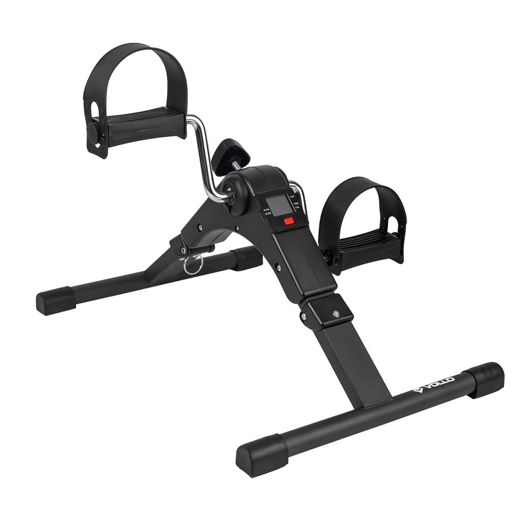 Mini Bicicleta Ergométrica Multifuncional com Monitor Vollo Sports