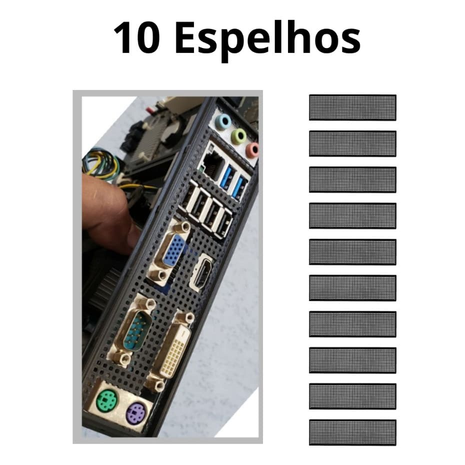 Espelhos Placa Mae universal back plate