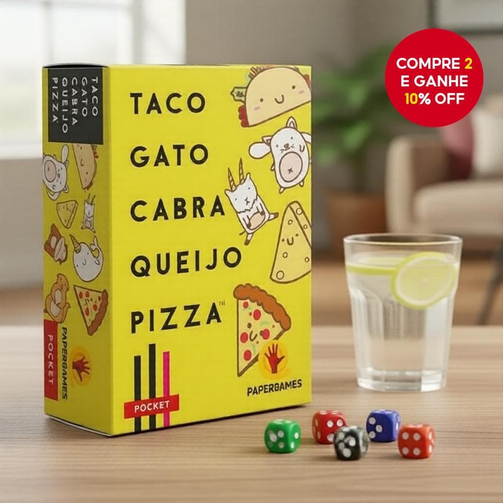  Jogo de Cartas Taco Cat Goat Cheese Pizza | Jogo Divertido para Família, Ótimo Presente de Natal e Aniversário