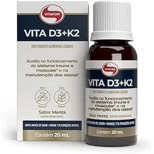 Vitafor - Vitamina D3 + K2 20ml - Menta