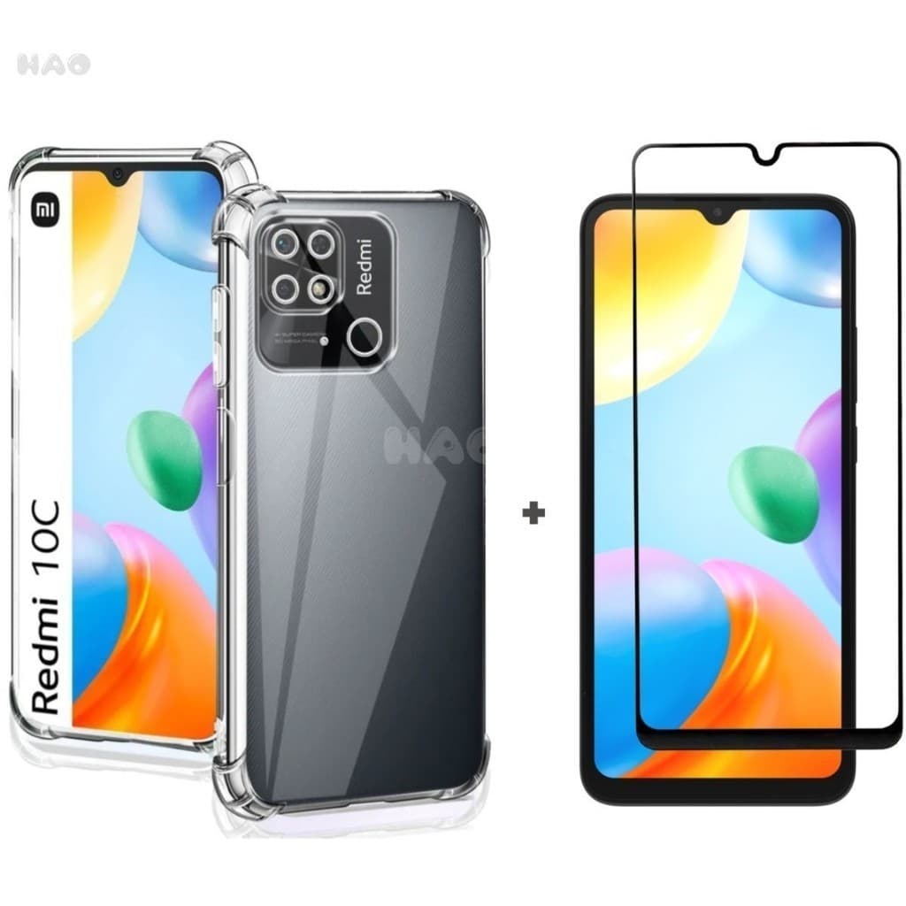  Película e Capa Capinha Para Xiaomi Redmi 10C