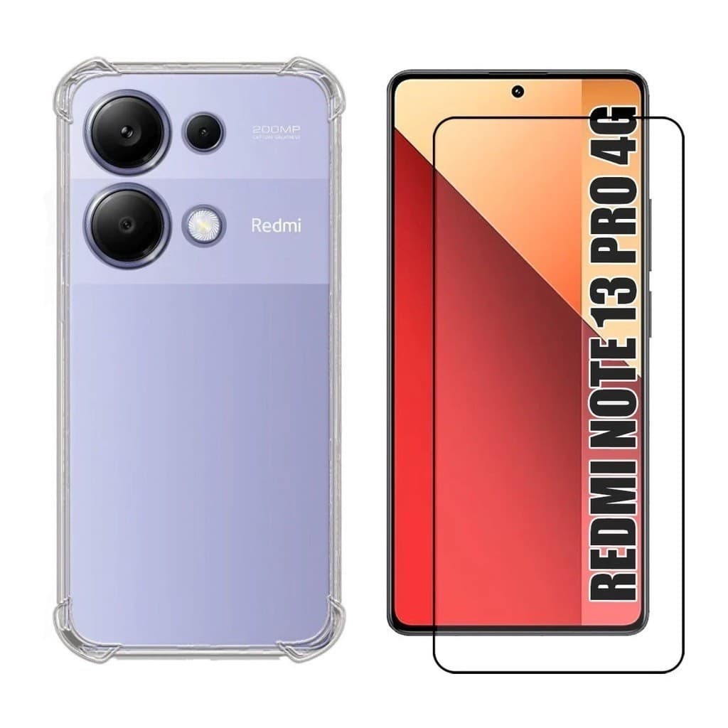  Película e Capa Capinha Xiaomi Redmi Note 13 Pro 4G