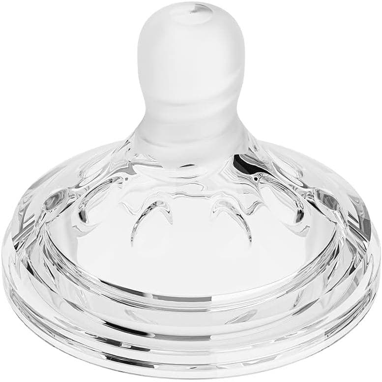 Bico para Mamadeira Buba Easy Flow Anticólica, Silicone Ultrasoft, 100% Livre de BPA, 4 Fluxos