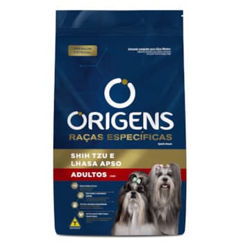 Ração Origens Raças Específicas para Cachorros Adultos Shih Tzu e Lhasa Apso 1 kg