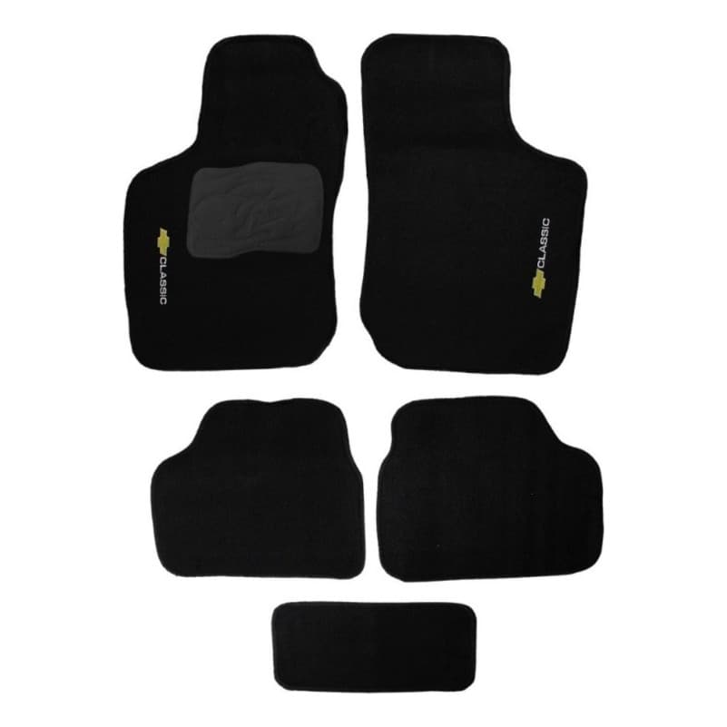 Jogo Tapete Chevrolet Classic Tapete Automotivo Em Carpete
