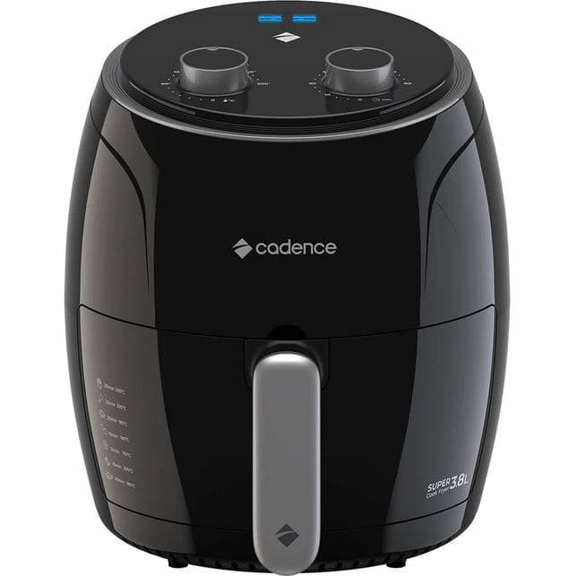 Fritadeira Sem Óleo 3,8L Super Cook Fryer 220V CadenceFRT410