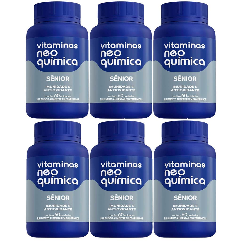 Kit 6 Vitamina Sênior 50+ Com 60 Cápsulas - Neo Química