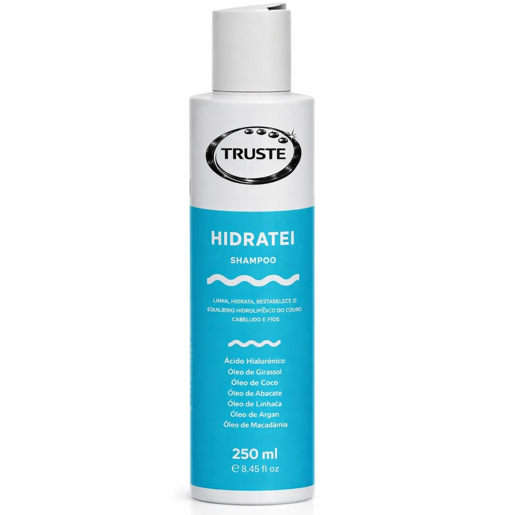 Shampoo Hidratante Para Cabelos Ressecados E Secos- Truste