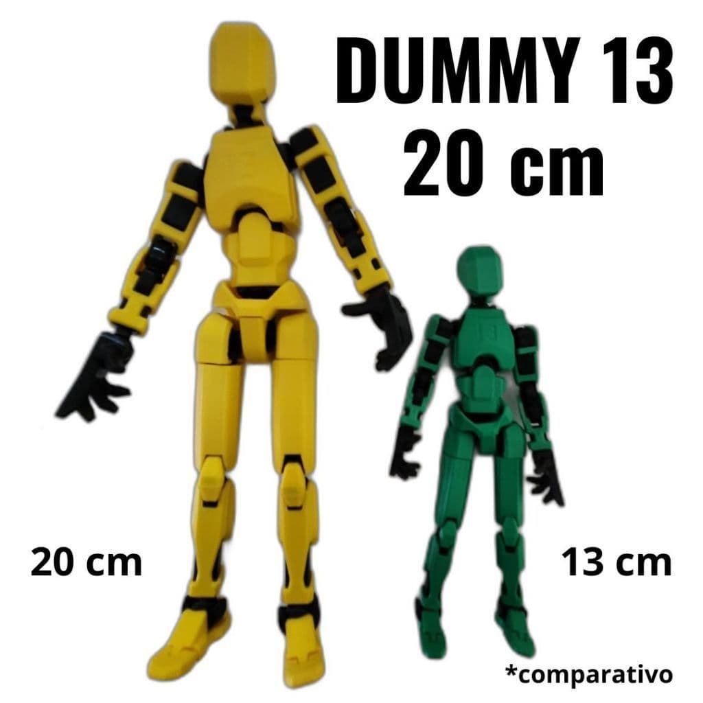 Boneco Dummy 13 Articulado Gigante (20 cm) – Maior que o Padrão!