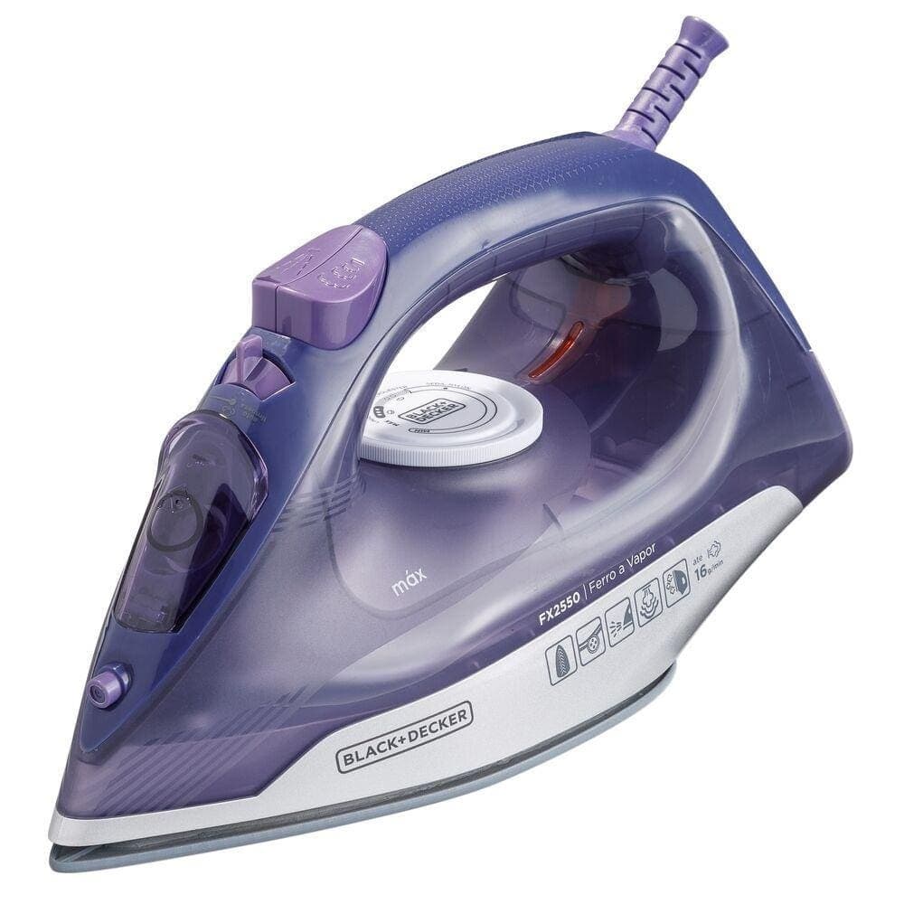 Ferro a Vapor BlackeDecker FX2550 Ceramic Gliss Cabo Giratório