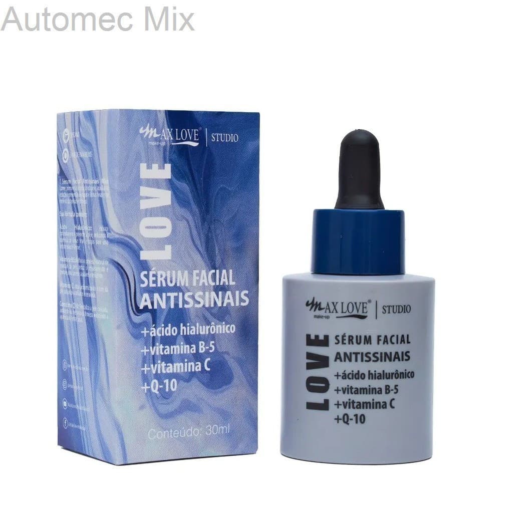 (V)✨ Sérum Facial Antissinais Vitamina C + Q10 Max Love – Firmeza, Luminosidade e RenovaçãoYQXS