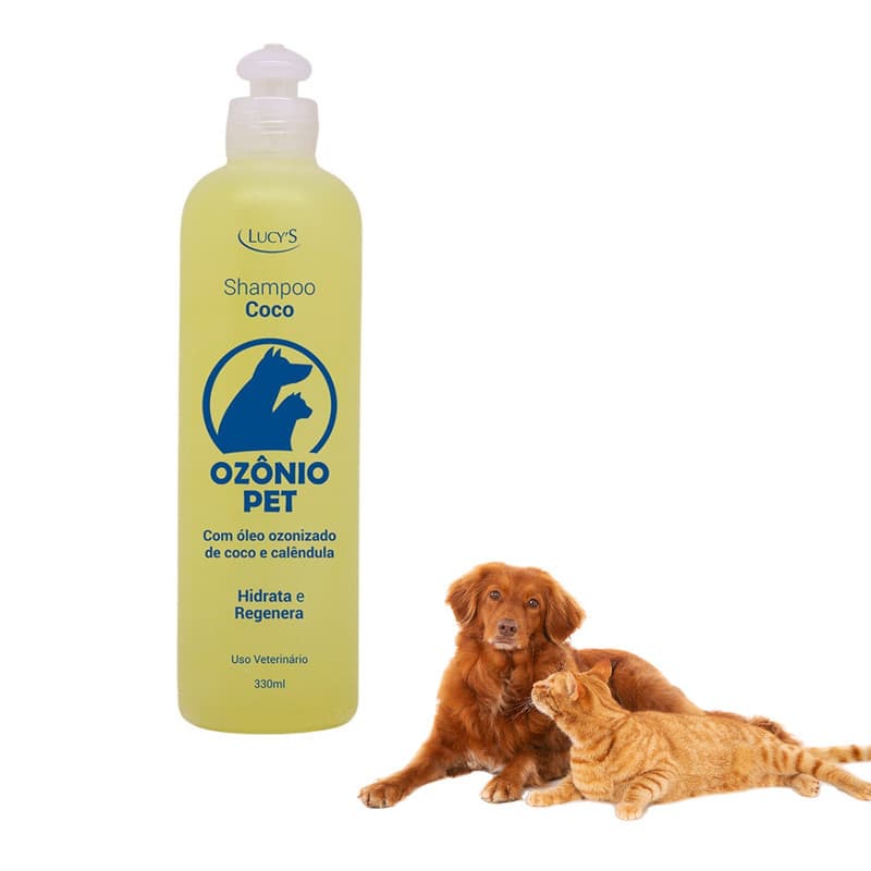 Shampoo Cachorro Cão e Gato Coco Ozônio Pet Para Pets