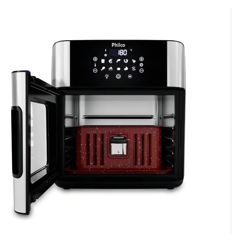 Fritadeira Elétrica Air Fryer Philco PAF16A 16L Painel Digital
