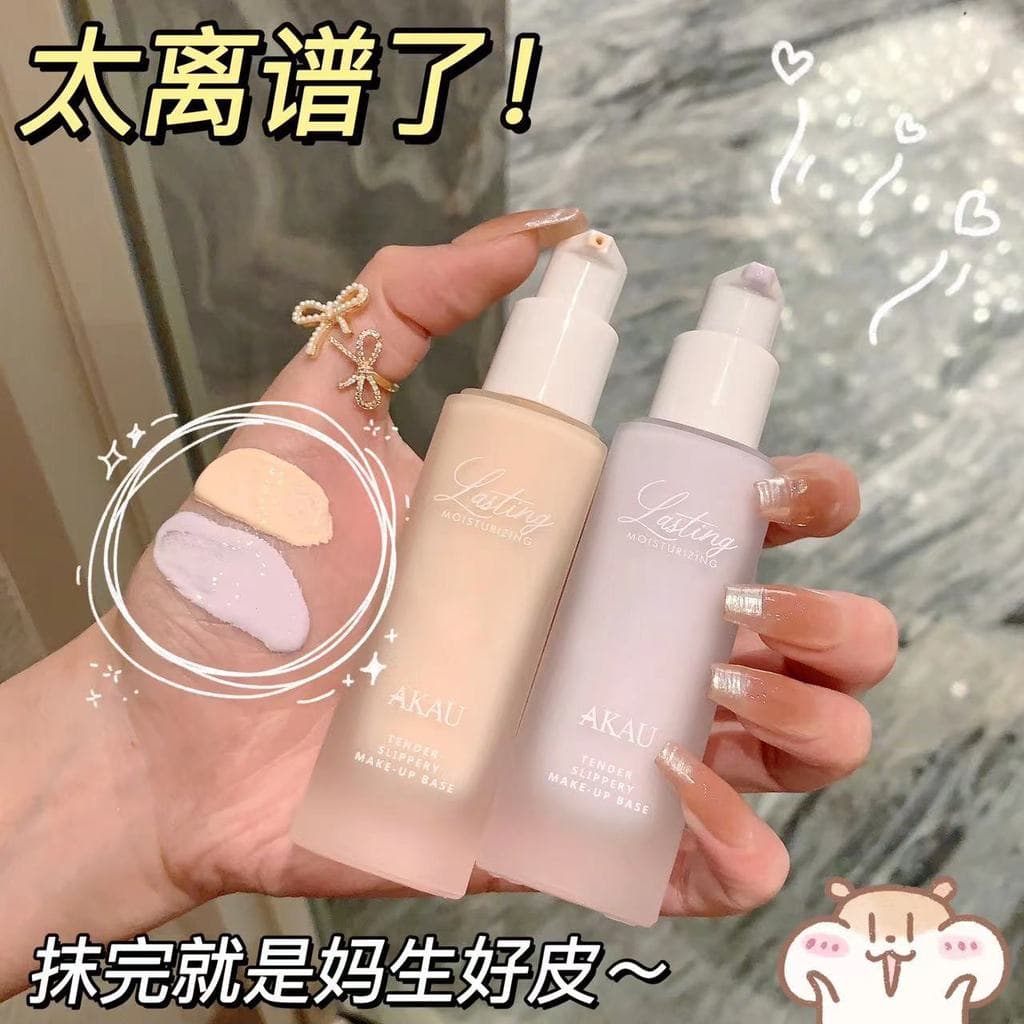AKAU Base creme maquiagem Primer fundação hidratante corretivo BB Base líquida reparação sem maquiagem cuidados com a pe
