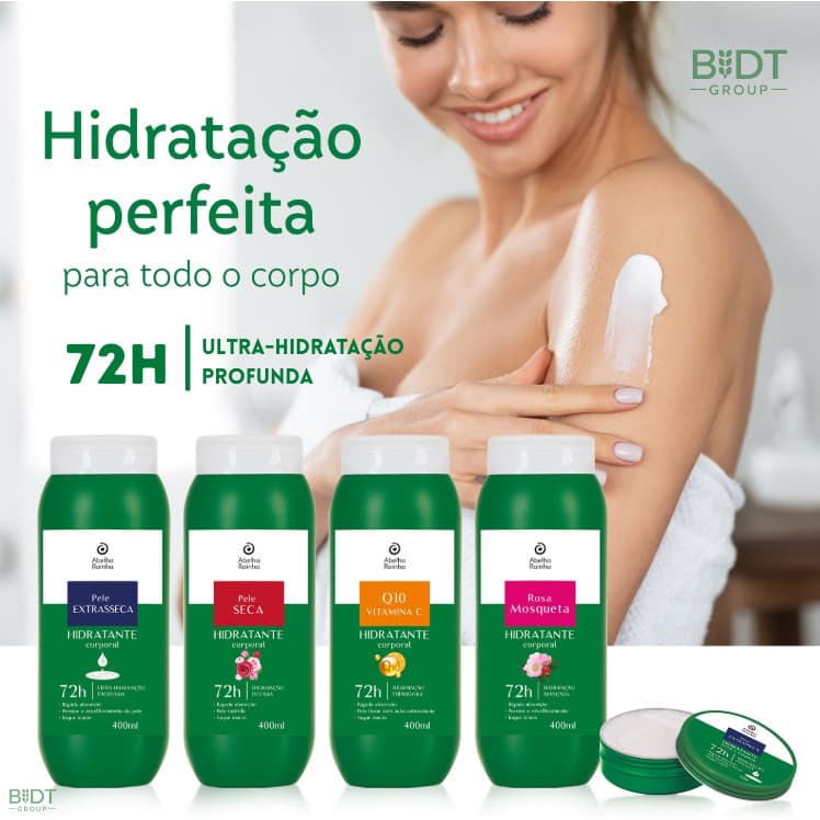 Creme Hidratante Corporal 400ml Abelha Rainha