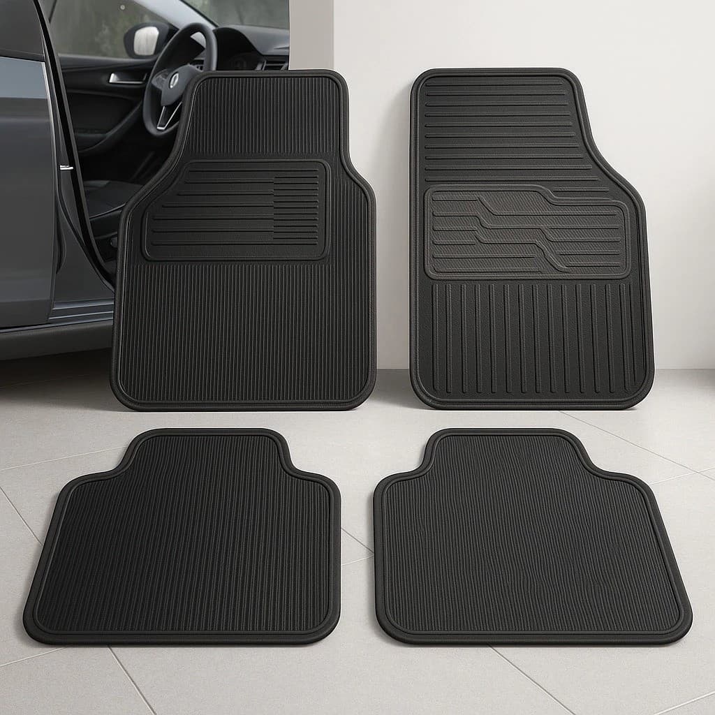 Tapete Automotivo Universal Borracha Lavável Encaixe Perfeito Produto Nacional